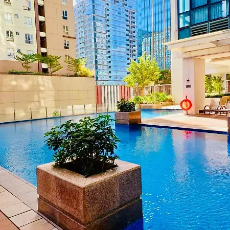 Bgc Luxury Condo - Balcony, Pool, Wi-Fi, City View - Suite 25 Manila Exterior photo